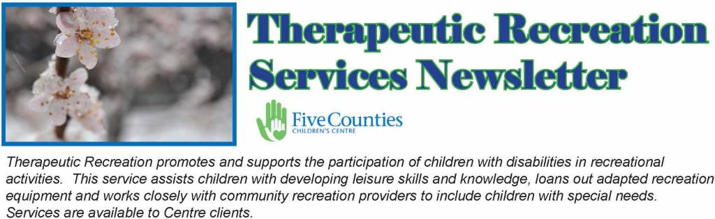 Therapeutic Recreation Services Newsletter