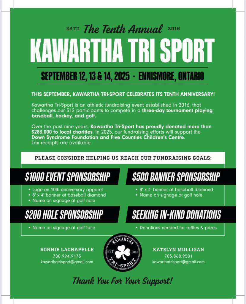 Register for 10th annual Kawartha Tri-Sport
