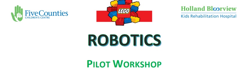 banner showing robotics lego