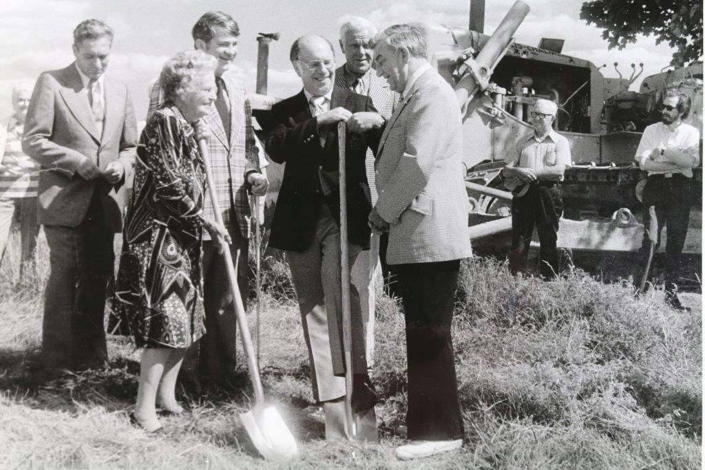 Sod turning for new Five Counties