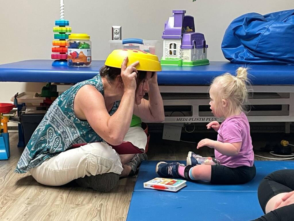Treatment session with Five Counties client