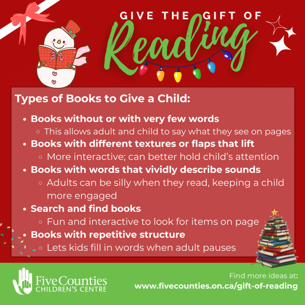 Gift of Reading - types of books to choose for a child