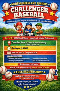Northumberland Juniors Challenger Baseball